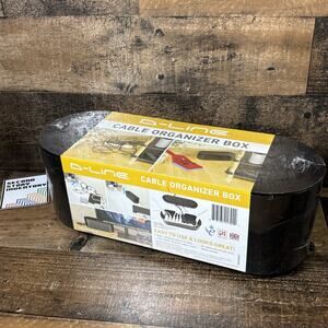 D-LINE CABLE Cord ORGANIZER BOX - 12 3/4" (L) X 5" (W) X 4 1/2" (H) NEW